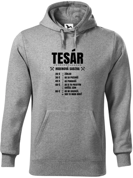 Pánska mikina Hodinová sadzba - tesár