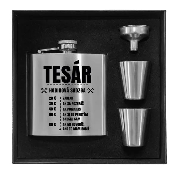 Ploskačka v krabičke Hodinová sadzba - tesár