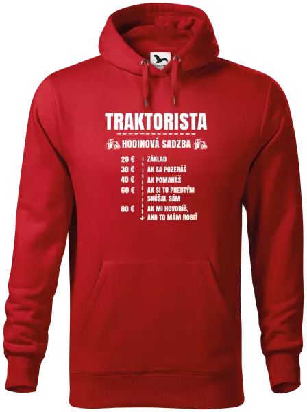 Pánska mikina Hodinová sadzba - traktorista