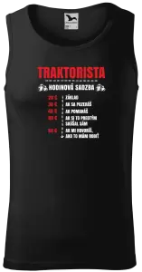 Pánske tielko Hodinová sadzba - traktorista