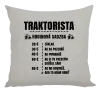 Vankúš Hodinová sadzba - traktorista