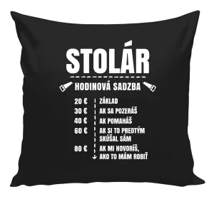 Vankúš Hodinová sadzba - stolár