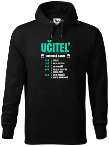 Pánska mikina Hodinová sadzba - učiteľ