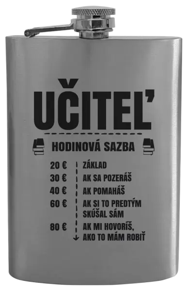 Ploskačka Hodinová sadzba - učiteľ
