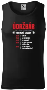 Pánske tielko Hodinová sadzba - údržbár