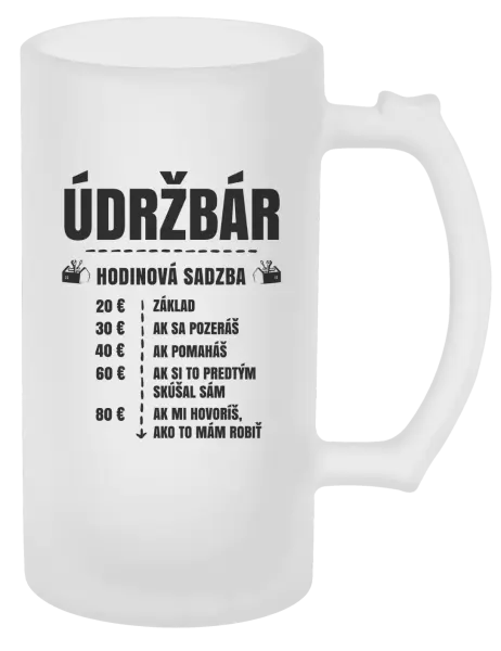 Polliter Hodinová sadzba - údržbár