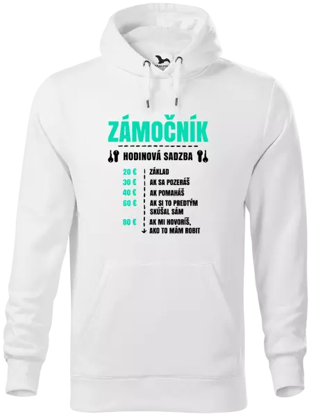 Pánska mikina Hodinová sadzba - zámočník