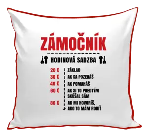 Vankúš Hodinová sadzba - zámočník
