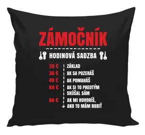 Vankúš Hodinová sadzba - zámočník