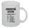 Hrnček Hodinová sadzba - zdravotná sestra