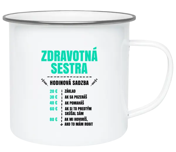 Plecháčik Hodinová sadzba - zdravotná sestra