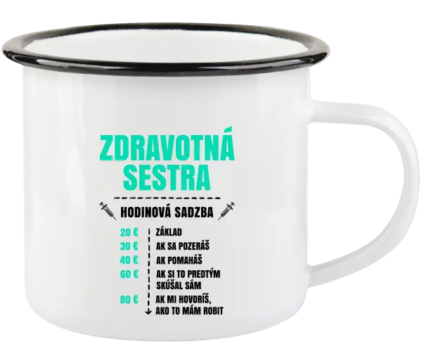 Plecháčik Hodinová sadzba - zdravotná sestra