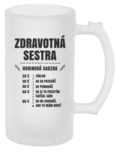 Polliter Hodinová sadzba - zdravotná sestra