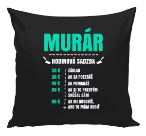 Vankúš Hodinová sadzba - murár