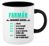Hrnček  Hodinová sadzba - farmár