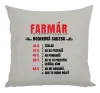 Vankúš Hodinová sadzba - farmár