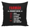 Vankúš Hodinová sadzba - farmár