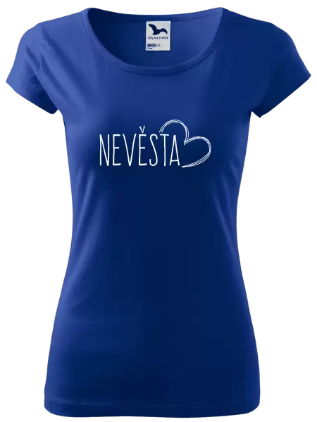 Dámské tričko Nevěsta - kreslené - srdce