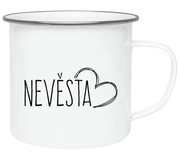 Plecháček Nevěsta - kreslené - srdce