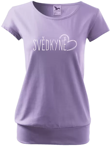 Dámské tričko Svědkyně - kreslené srdce