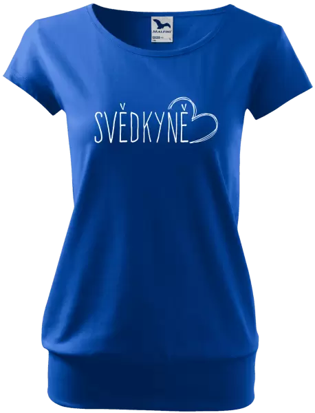 Dámské tričko Svědkyně - kreslené srdce