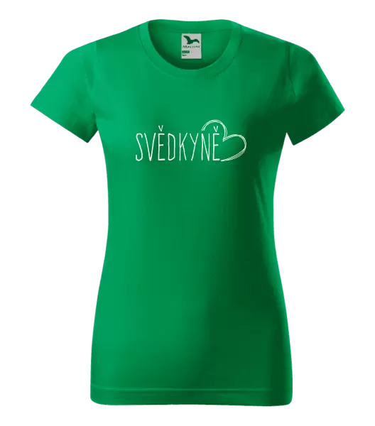 Dámské tričko Svědkyně - kreslené srdce