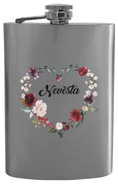 Placatka Nevěsta - květinové srdce