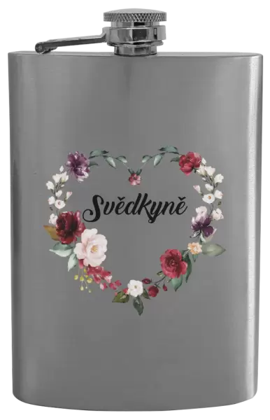 Placatka Svědkyně - květinové srdce