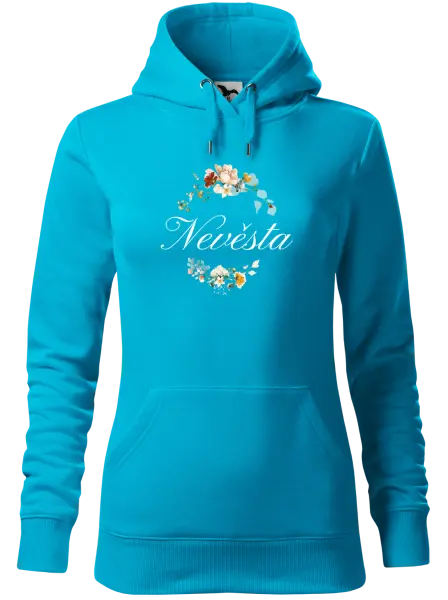 Dámská mikina Nevěsta - květinový věneček