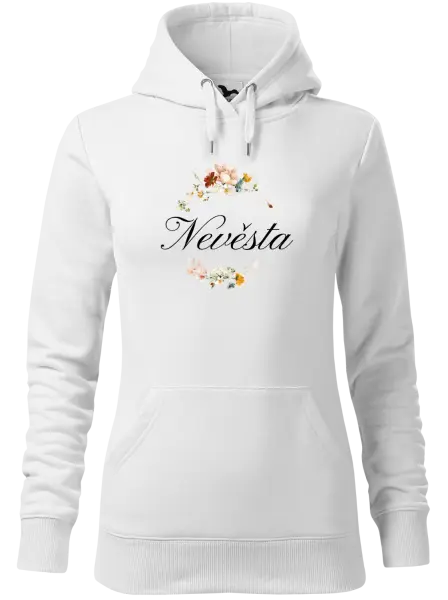 Dámská mikina Nevěsta - květinový věneček
