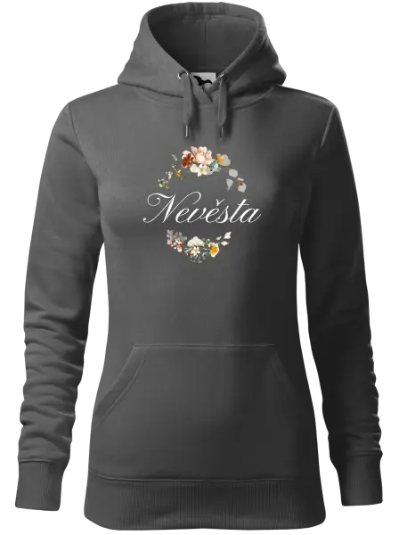 Dámská mikina Nevěsta - květinový věneček