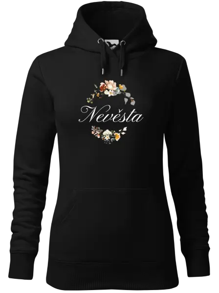 Dámská mikina Nevěsta - květinový věneček