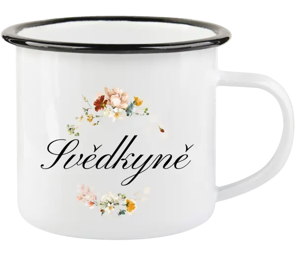 Plecháček Svědkyně - květinový věneček