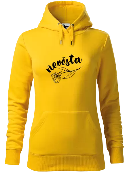 Dámská mikina Nevěsta - s květinou