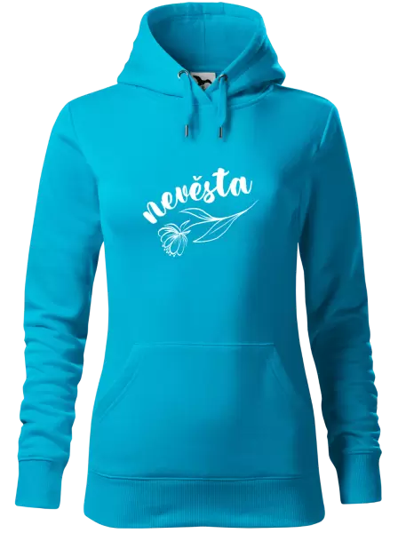 Dámská mikina Nevěsta - s květinou