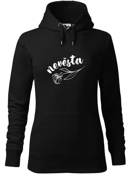 Dámská mikina Nevěsta - s květinou