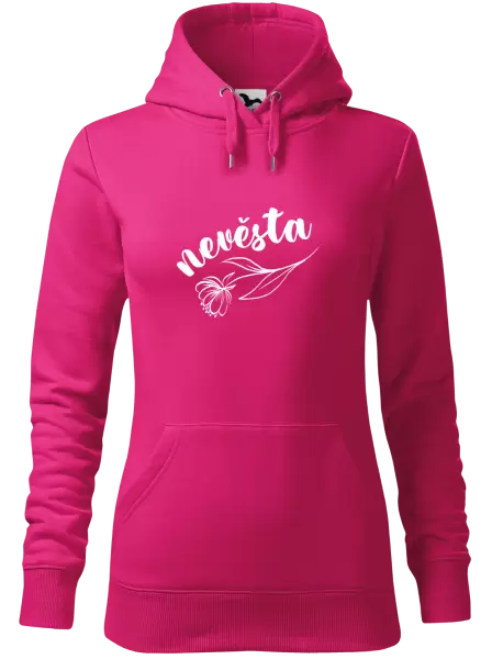 Dámská mikina Nevěsta - s květinou