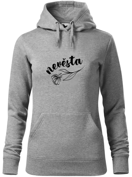 Dámská mikina Nevěsta - s květinou