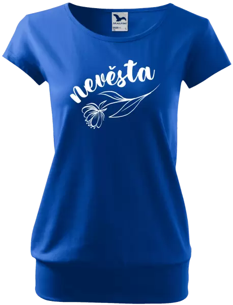 Dámské tričko Nevěsta - s květinou