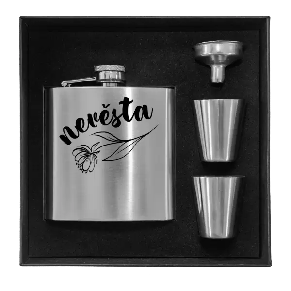 Placatka v krabičce Nevěsta - s květinou