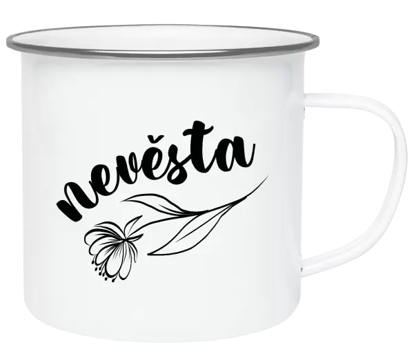 Plecháček Nevěsta - s květinou