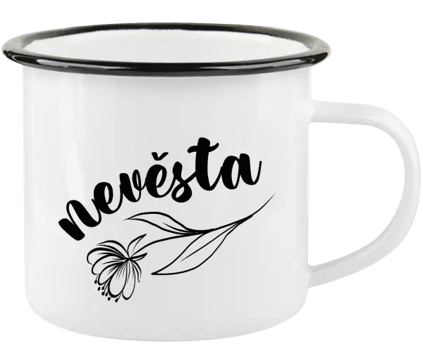 Plecháček Nevěsta - s květinou