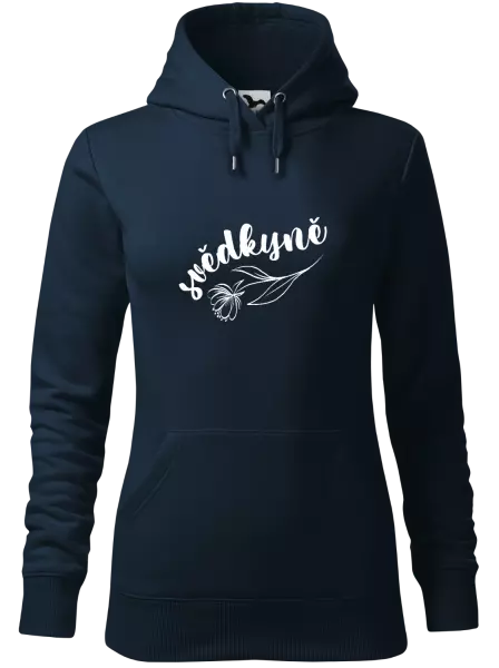 Dámská mikina Svědkyně - s květinou