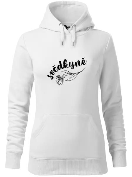 Dámská mikina Svědkyně - s květinou