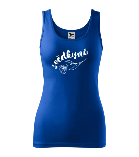 Dámské tílko Svědkyně - s květinou