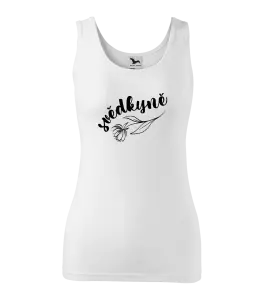 Dámské tílko Svědkyně - s květinou