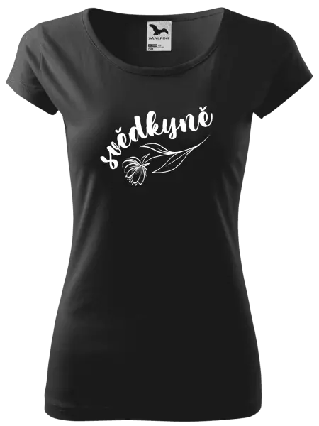 Dámské tričko Svědkyně - s květinou