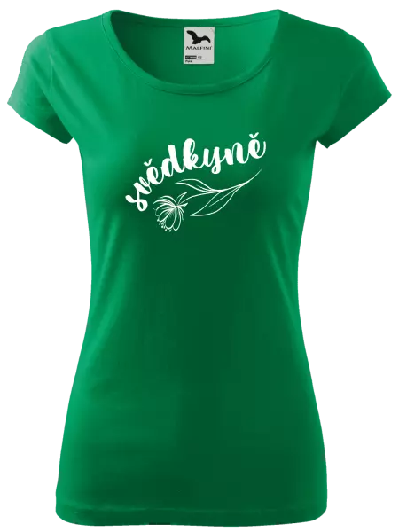 Dámské tričko Svědkyně - s květinou