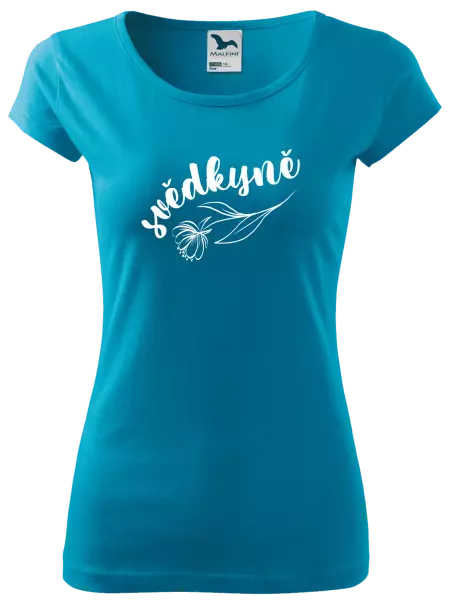 Dámské tričko Svědkyně - s květinou
