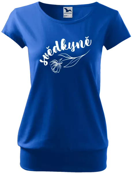 Dámské tričko Svědkyně - s květinou